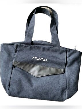 **NUNA** Like New SMALL Baby changing diaper bag or TOTE in Navy